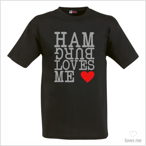 T-Shirt Unisex ♥ Hamburg loves me